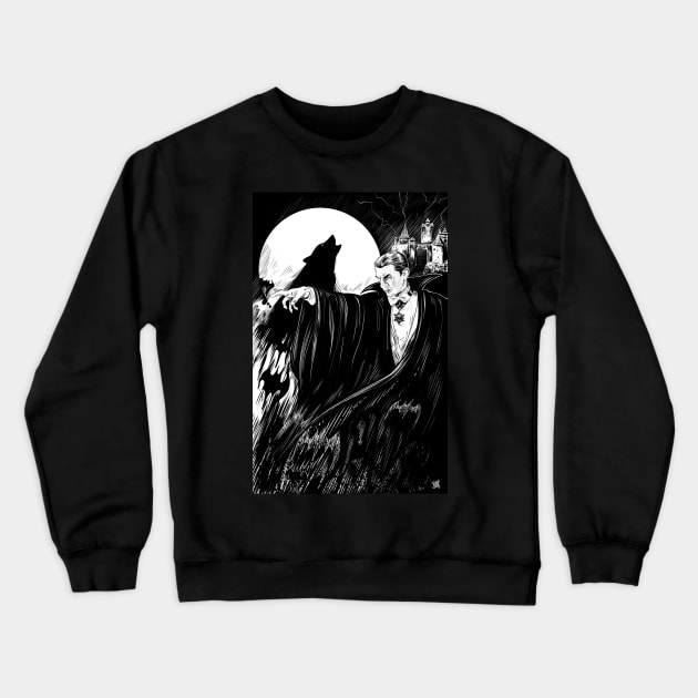 The Children of the Night Crewneck Sweatshirt by SquareDog